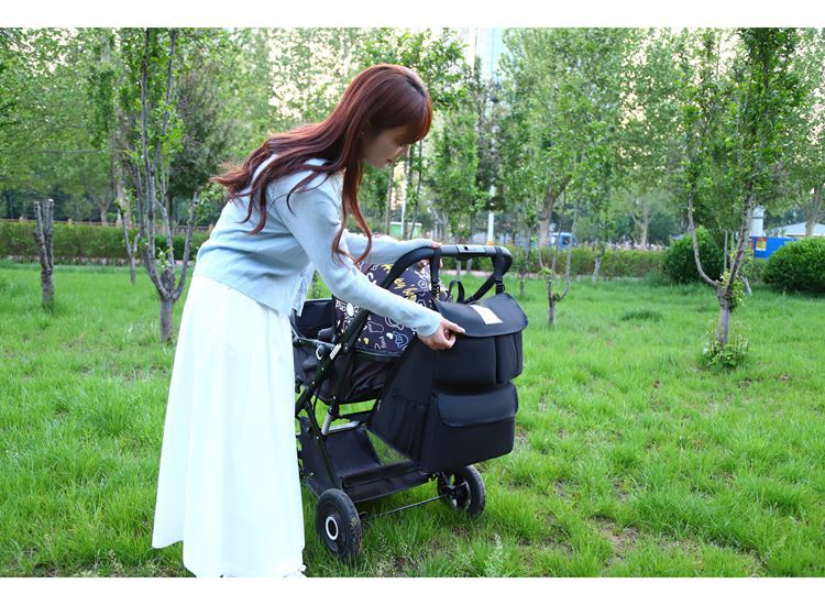Baby stroller hanging bag, storage bag, baby walking tool, storage bag, baby stroller universal accessory hanging bag, storage hanging bag undefined