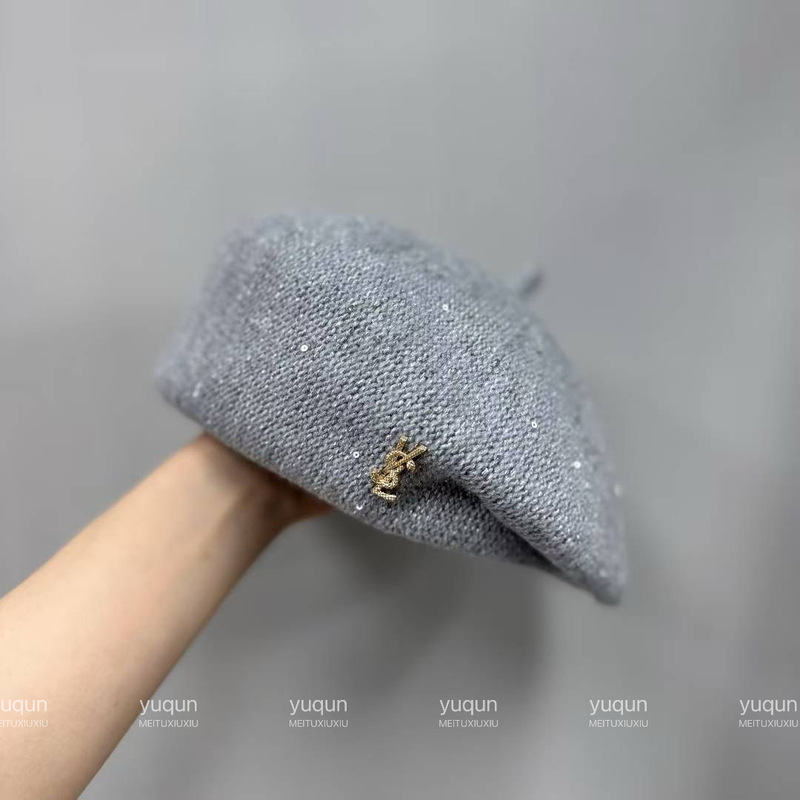 羊毛呢法式贝雷帽女秋冬文艺复古画家帽气质百搭显脸小保暖蓓蕾帽|undefined