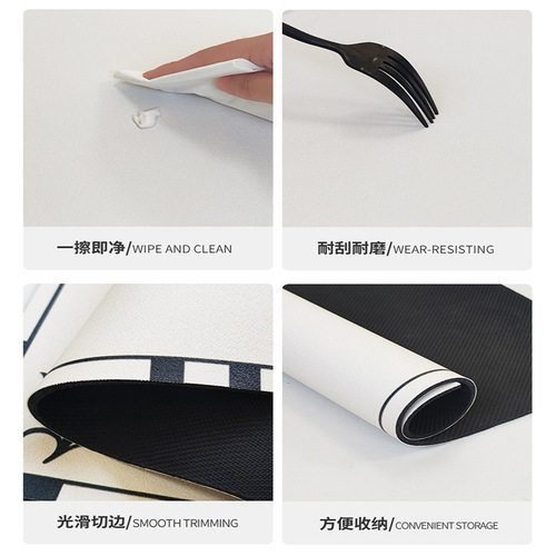 Coffee machine water absorption mat, kitchen bowl and plate bar draining mat, water cup drying placemat, table surface washable heat insulation mat