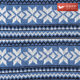 in stock Pet Clothes Knitted Jacquard Fabric Thick and Thin Needle Wool Christmas Fabric Crafts Snowflake Wool Cloth