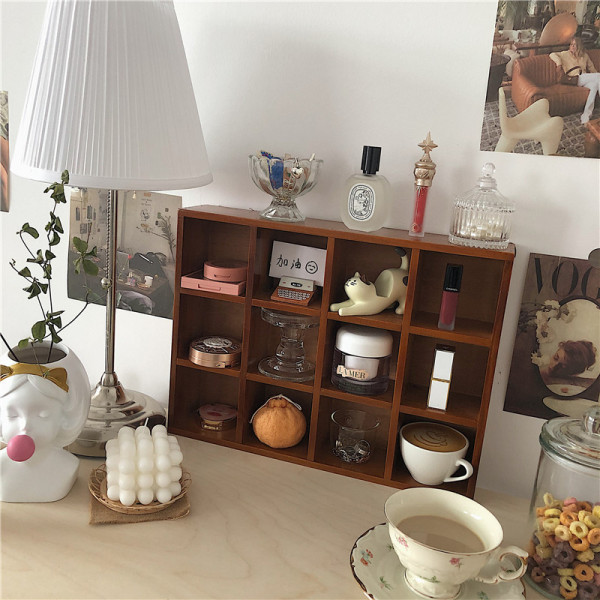 Japanese -style creative storage cabinet retro INS cosmetics cabinet…
