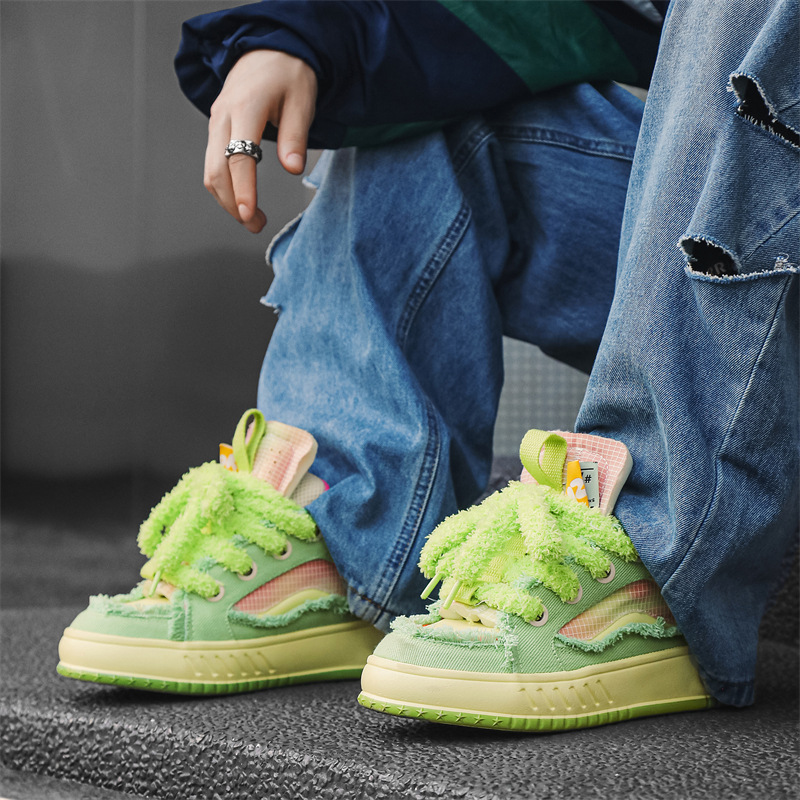 Topánky pre mužov, páry bez rukávov, chlieb American high beauty avokádo, všestranná športová obuv, tenisky, topánky na snowboarding_voghion.com