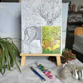 DIY/数字油画;画纸、画布;油画