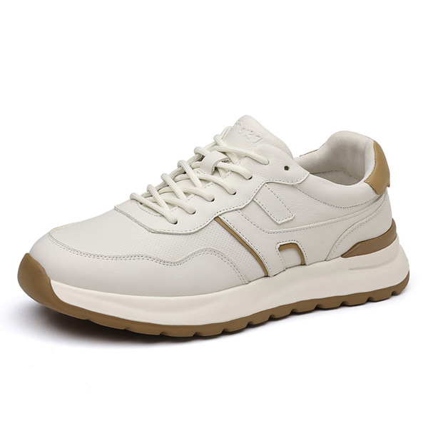 Leather ultra light breathable sports casual footwear