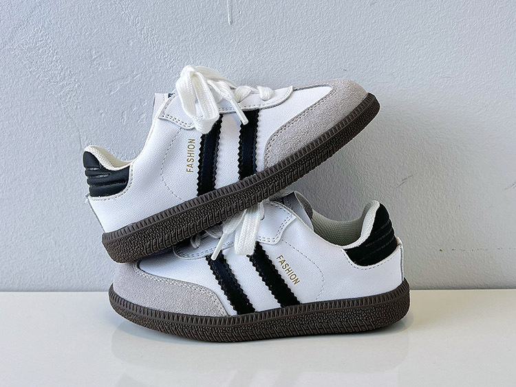 Herbst Neue Kinder Schuhe Mädchen Echtes Leder Dexun Kleine Weiße Jungen Leichte Rutschfeste Casual Forrest Gump_voghion.com