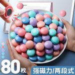 莫兰迪磁粒扣圆形彩色磁钉黑板贴强磁白板磁铁吸铁石吸磁贴磁力贴