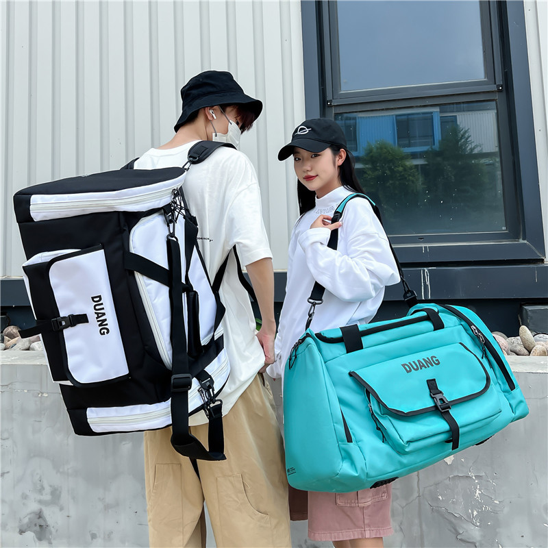 Fitness men's women's single shoulder diagonal cross bag, dry and wet separation, sports skiing, swimming handbag,_voghion.com