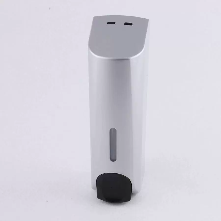 Дуо dispenser: держатель для мыла и геля для душа с двумя головками бело-серебристый, двойной отсек, дорожные флаконы