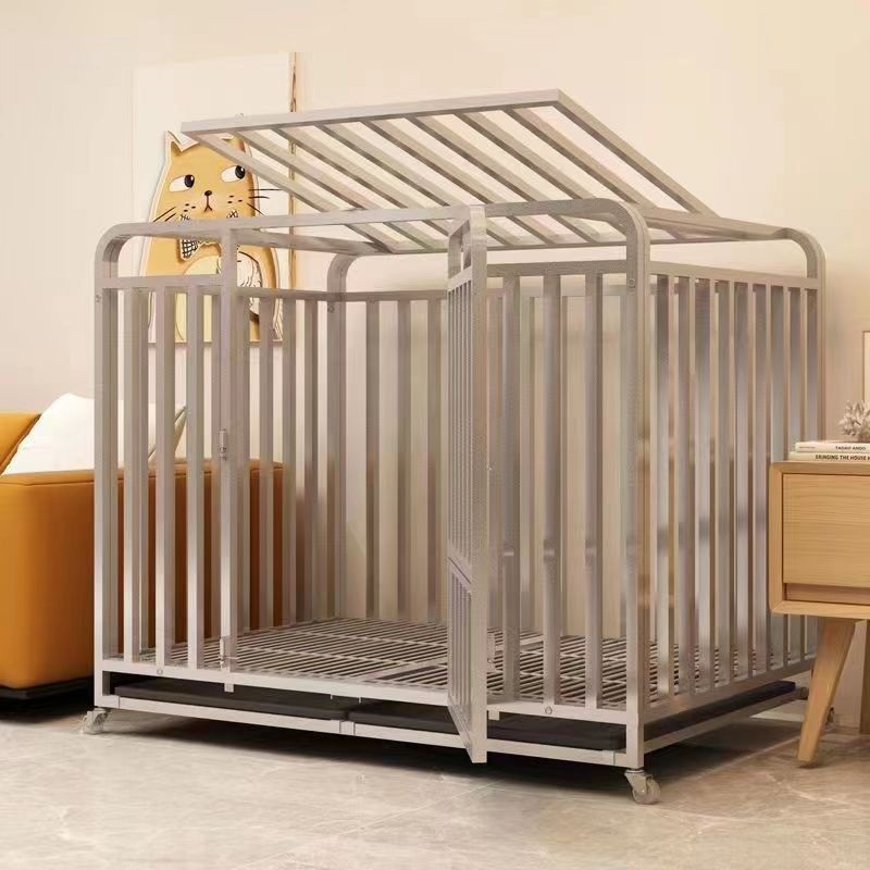 大型中型犬用犬ケージ 屋内トイレ分離 厚みのあるペットケージ ゴールデンレトリバー ラブラドール 家庭用犬ケージ|undefined