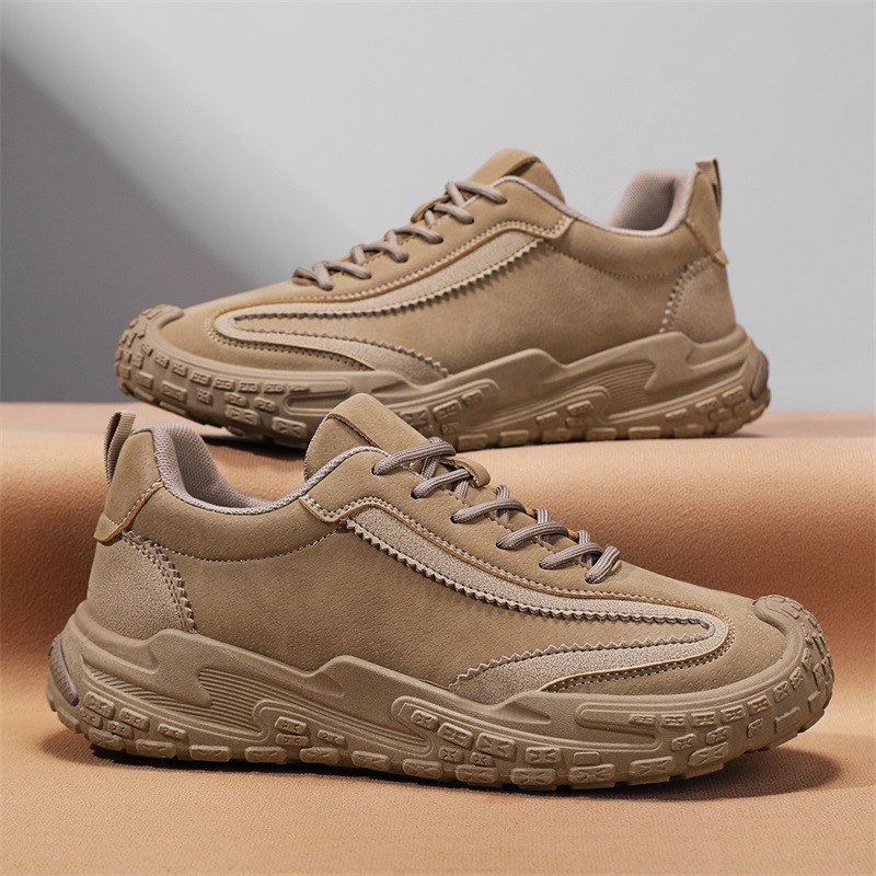 Zapatos de hombre zapatos de primavera 2025 nuevos zapatos de moda zapatos explosivos zapatos de cuero zapatos deportivos retro zapatos casuales para correr