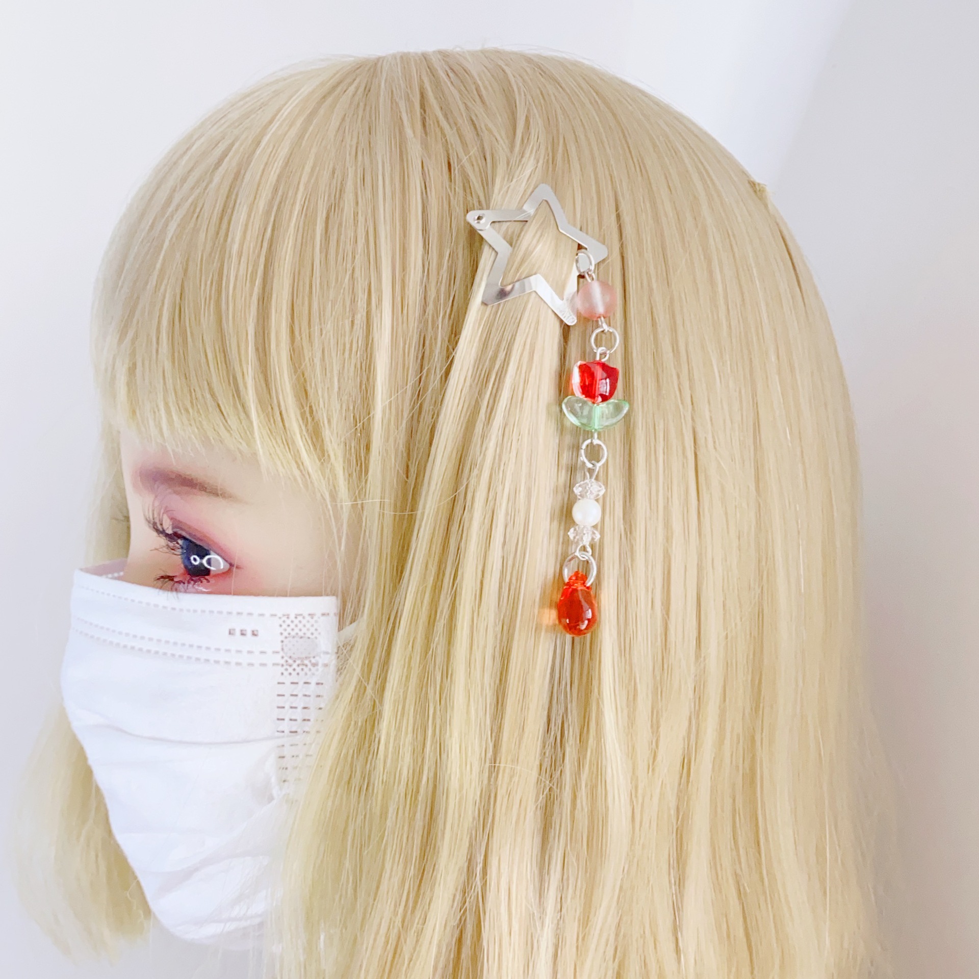 8g Weight Charm Hair Clips Hair Accessories Type 1 Piece Quantity Holiday, Street Occasion Alloy Material Pentagram Pattern All Seasons Season Women's Gender IG Style, Cute, Sweet Style IG Style Cute Sweet Women's Pentagram Alloy Charm Hair Clips 14