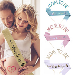 Mommy to be Headband and Shoulder Strap Set Baby Shower Gift Set 2-Piece Gender Reveal