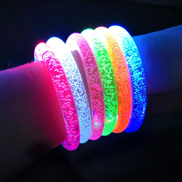 LED round air bubble flash bracelet music concert Acrylic light…
