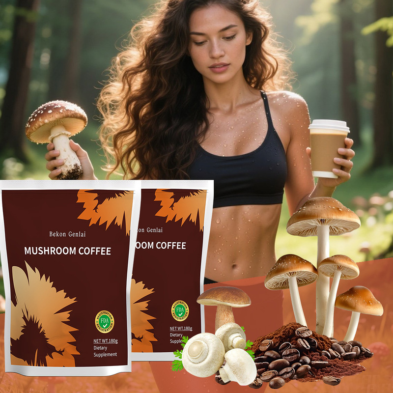Cross-Border Tk Popular Mushroom Coffee Cross-Border Bagged Coffee Mushroom Coffee Source Factory Wholesale Cross-Border Tk Popular Mushroom Coffee Cross-Border Bagged Coffee Mushroom Coffee Source Factory Wholesale