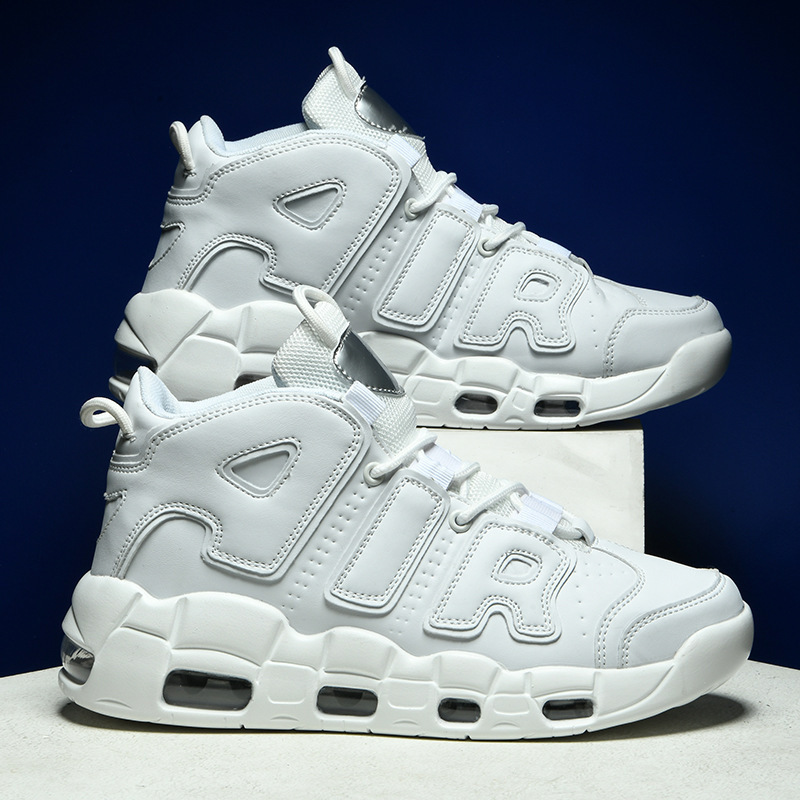 Otoño transfronterizo de hombres zapatos de baloncesto de gran tamaño de cuero amortiguador zapatos de aire zapatos deportivos ligeros zapatos de moda zapatos casuales zapatos de hombre image 3
