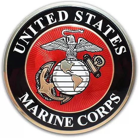 Старший морпех США USMC, виниловая наклейка с орлом для автомобиля, грузовика