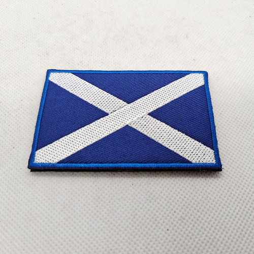 Cloud Wilderness Interesting Ox Multi-National Flag Embroidered Velcro Patch for Clothing Back Pack Decorative Fabric Sticker Badge 8*5cm