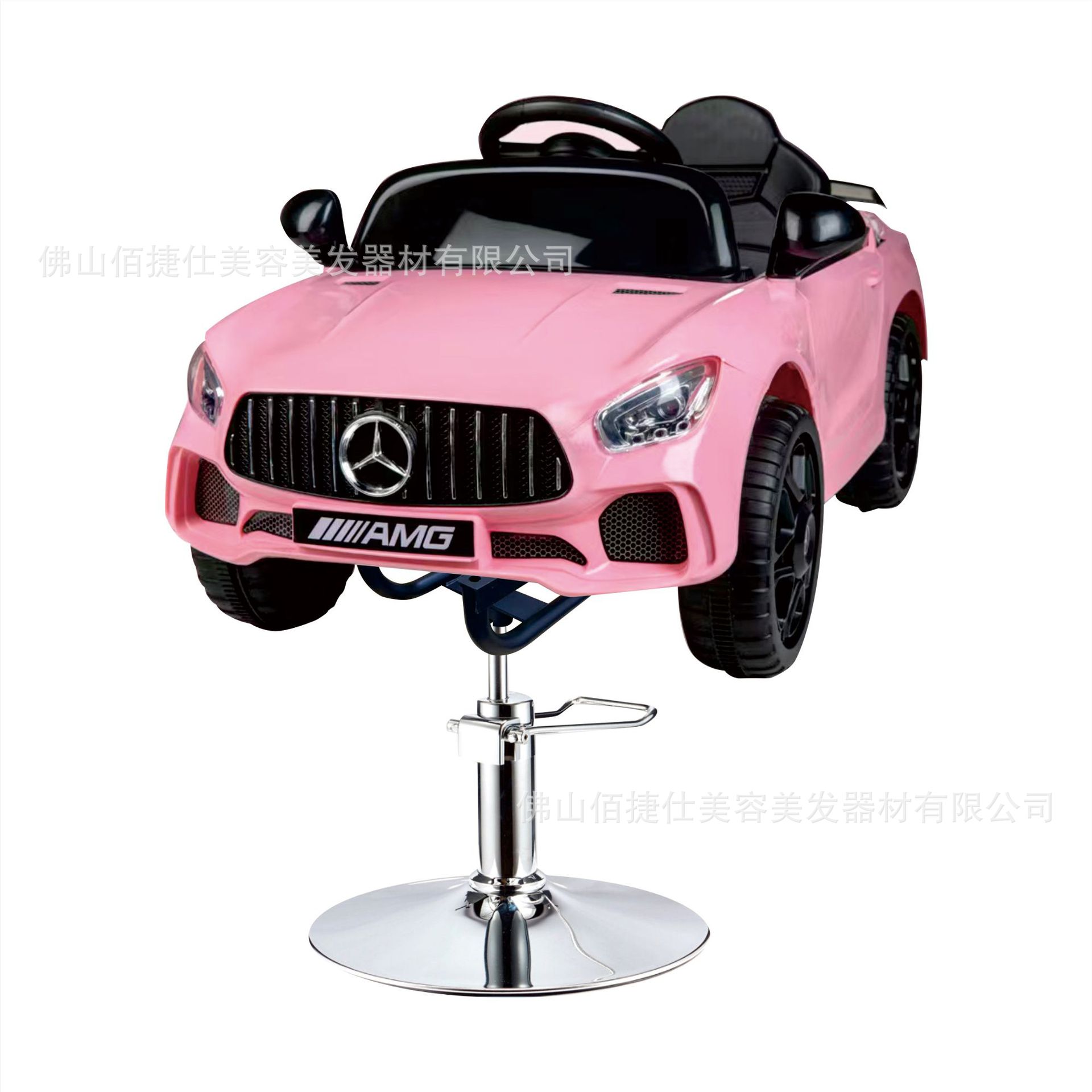 Asiento eléctrico de barbero infantil silla de barbero de automóvil elevación silla giratoria música barbero de automóvil para niños silla de corte de pelo para niños