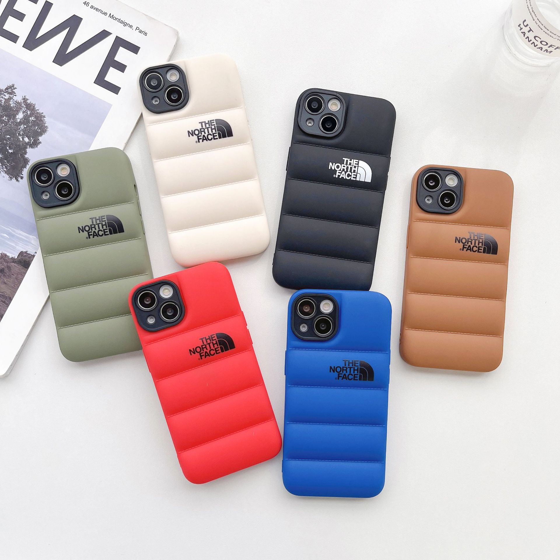 For Apple 14plus phone case iPhone13promax autumn and winter down jacket protective case 12 2 in 1 For Apple 14plus phone case iPhone13promax autumn and winter down jacket protective case 12 2 in 1
