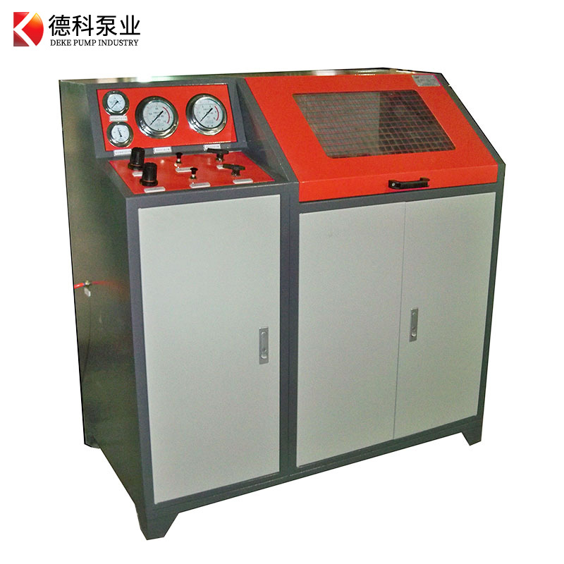 德科脉冲试验台液体压力检测机大流量增压设备触屏操作寿命长