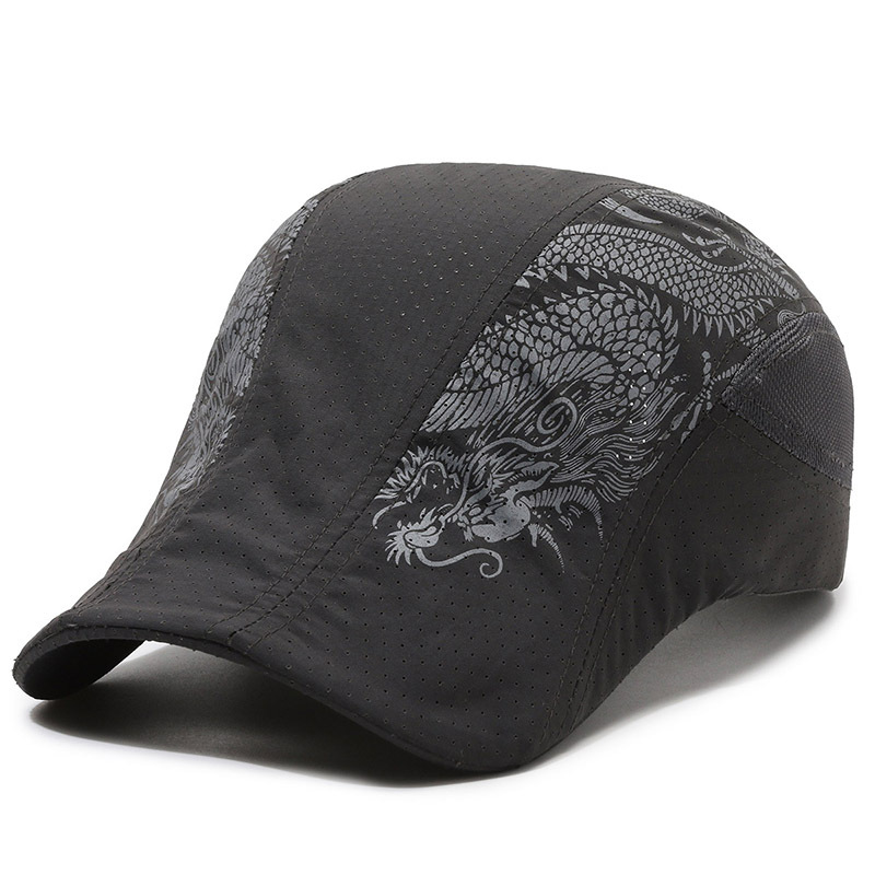 Breathable Duckbill Cap For Men, Lightweight Summer Mesh Hat_voghion.com