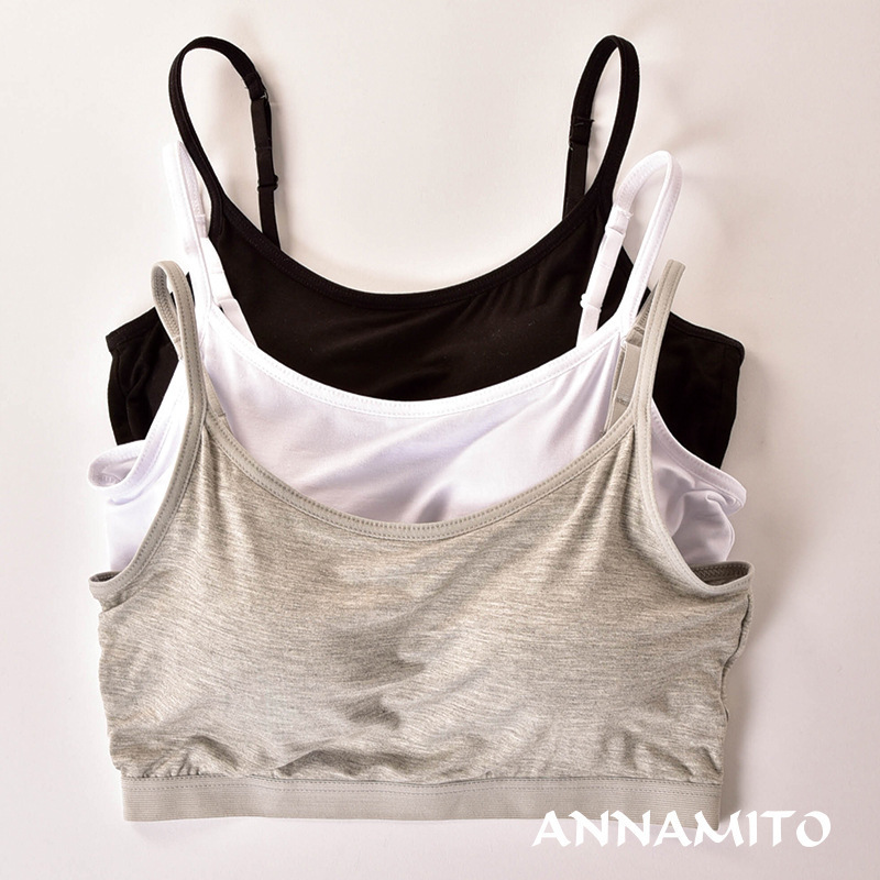 Korean style Foreign trade wholesale comfortable wireless breathable breast collection underwear thin tube top sports bra