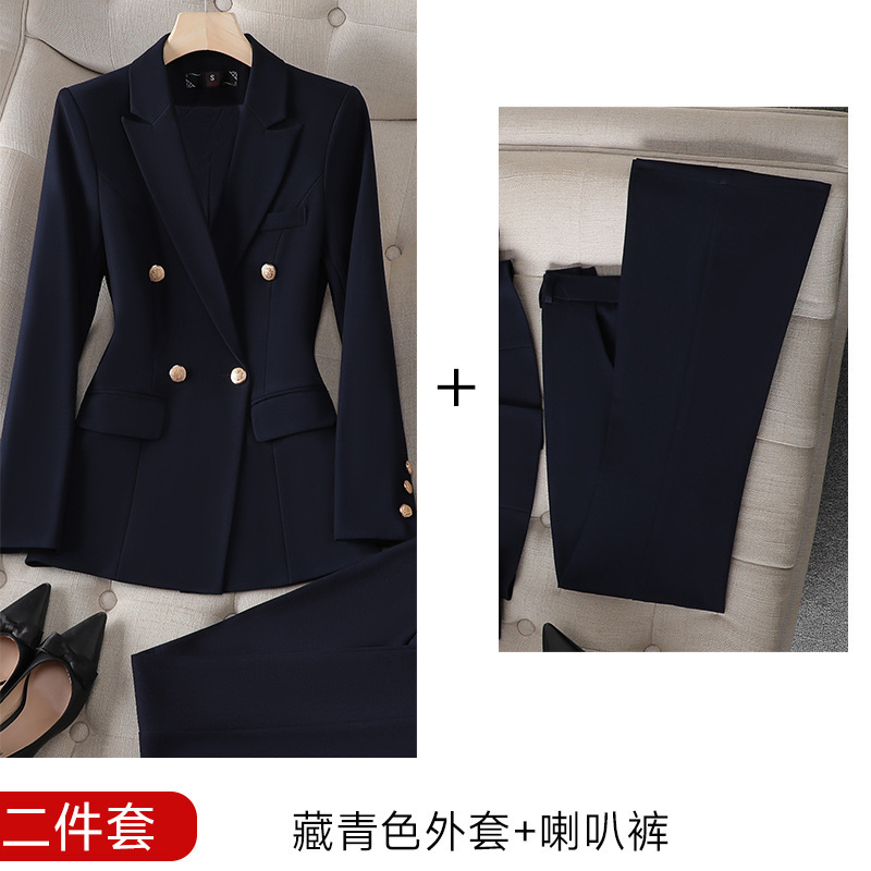 高端西装套装女春秋职业装气质大学生面试正装酒店经理工作服外套|undefined