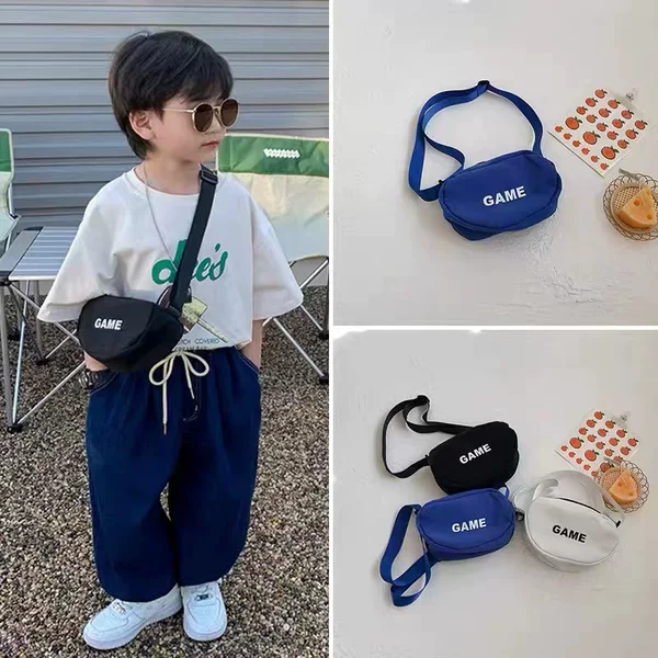 Children's Bag Boy's Crossbody Bag Handsome Fashionable Baby Mini Waist Bag for Boys and Girls Korean Style Small Bag Coin Purse Trendy