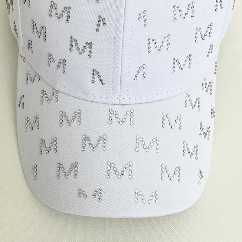 Pomladni in jesenski modni klobuk z račjim jezikom, poletni, vsestranski, otroški vložki Hot Diamond, črka M, za prosti čas_voghion.com