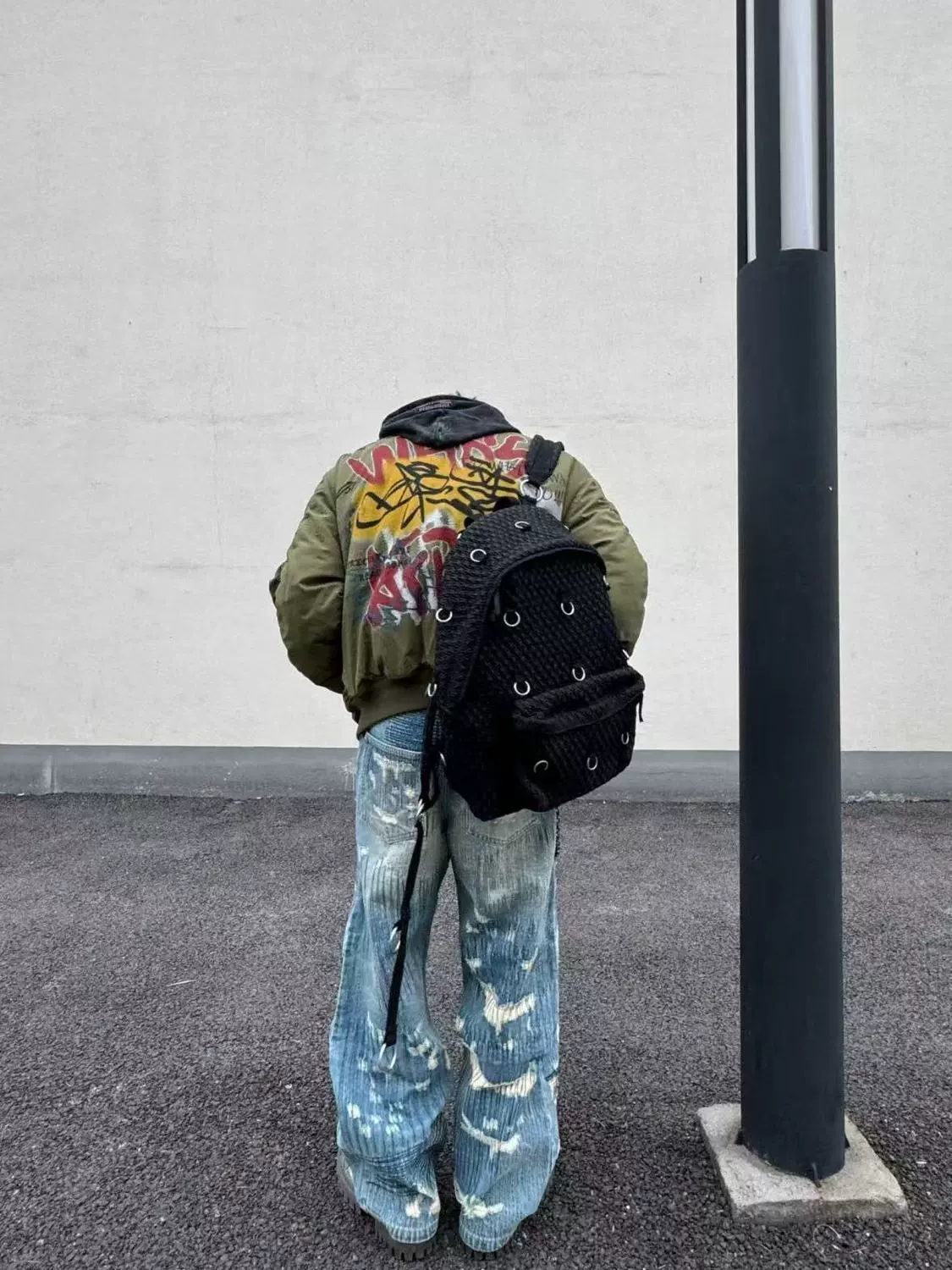 domestic spot Raf Simons Eastpak 19FW Autumn and Winter Name Bi Bao Backpack Backpack Bags Bag