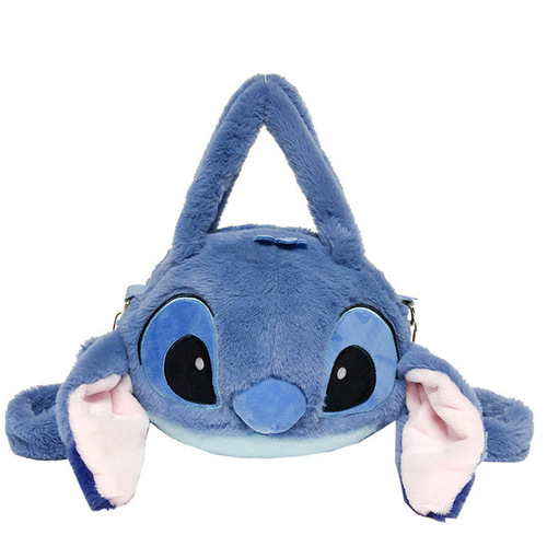Cartoon Cute Stitch Plush Doll Bag Toy Doll Bag Soft Girl Bag Handbag Shoulder Crossbody Bag