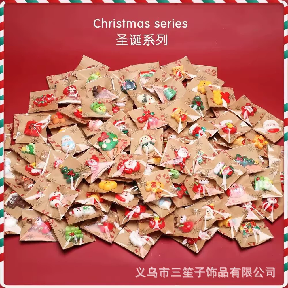 圣诞节迷你创意儿童冰箱贴磁吸圣诞老人氛围感装饰品过家家小玩具