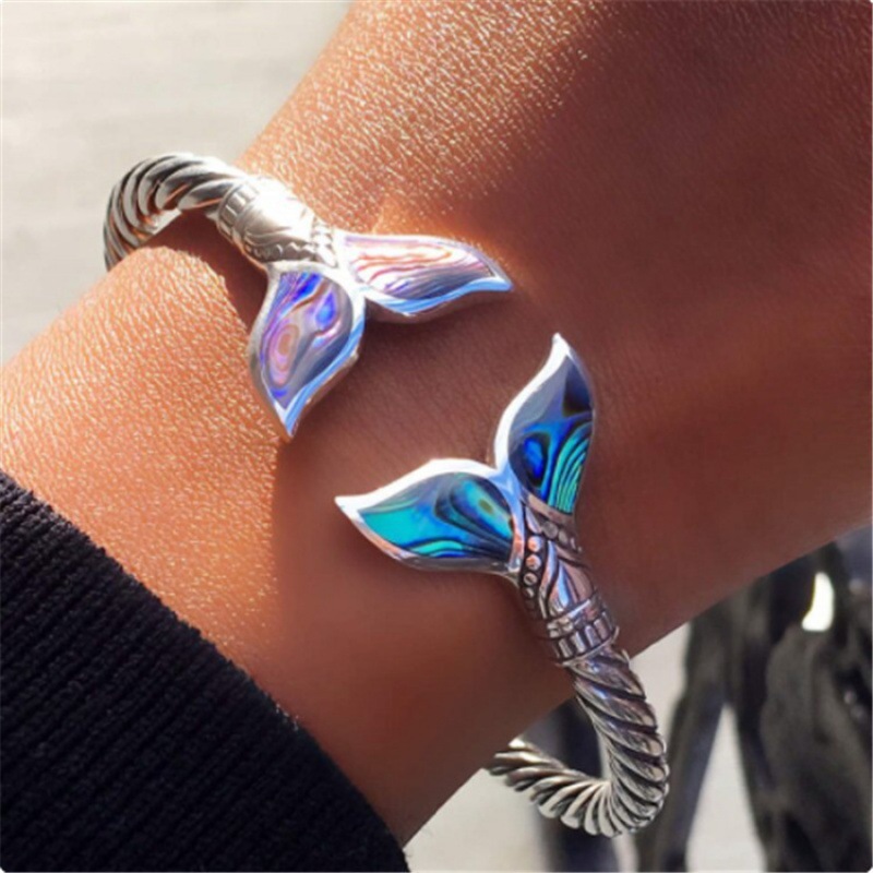 Fashion Fish Tail Alloy Plating Womenu0027S Bangle