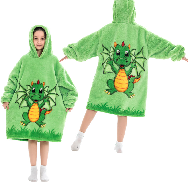 Manta Sudadera con capucha caliente pullover perezoso TV manta engrosada suéter de gran tamaño