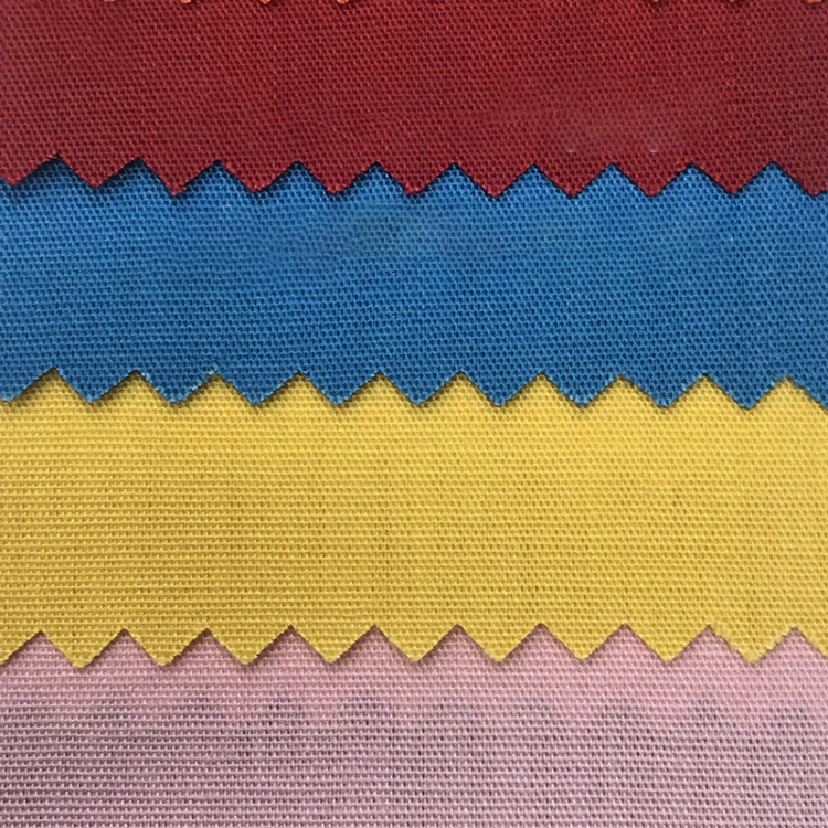 2022 teñido sólido 100gsm material uniforme ropa de trabajo ropa de tela plana