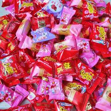 糖果喜糖批发5斤1斤散装软硬糖颜色混装水果硬糖结婚整箱年货零食