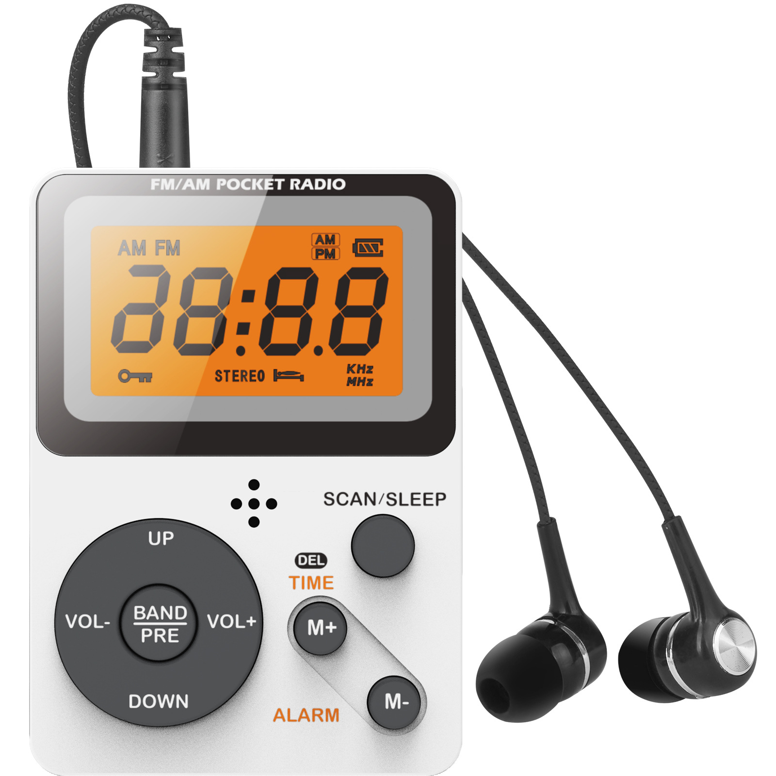 新しいギフトQL-06ポータブルfm/am 2バンドラジオ英語四六級専用ラジオ
