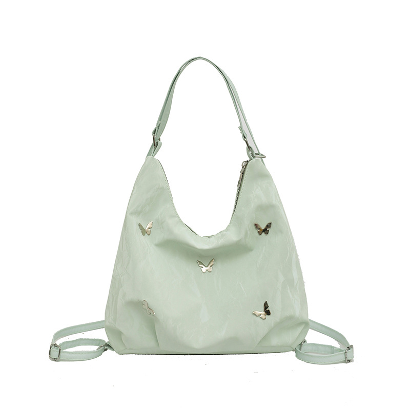 Butterfly gran capacidad de alta belleza suave bolso de hombro de verano 2024 nuevo estilo de moda de hombro mochila