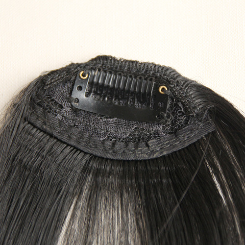 Air bangs wig for women, summer thinning wigs, natural forehead invisible traceless straight bangs, versatile wig pieces