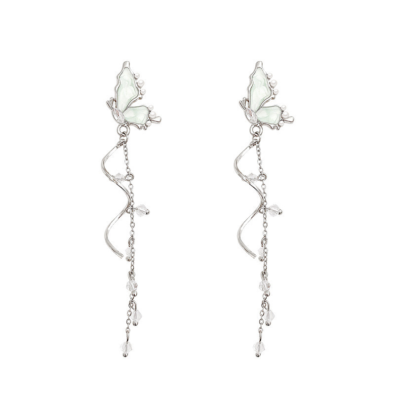 2024. aasta uus liblikatega tutt naistele, kerge luksus, nišikujundus, tipptasemel mitmekülgne, superhaldjas ja kõrvarõngad_voghion.com