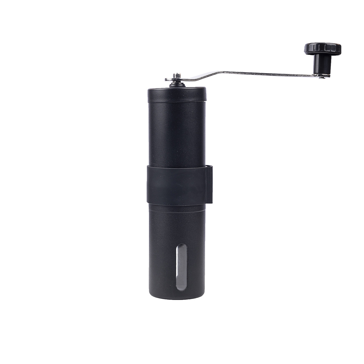Molinillo de café manual HD-A66C acero inoxidable negro + funda de silicona