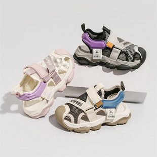 ��ͯ��Ь2024���ļ��¿�ɳ��ЬEVAЬ����Ů������Ь�ļ�Ь�羳