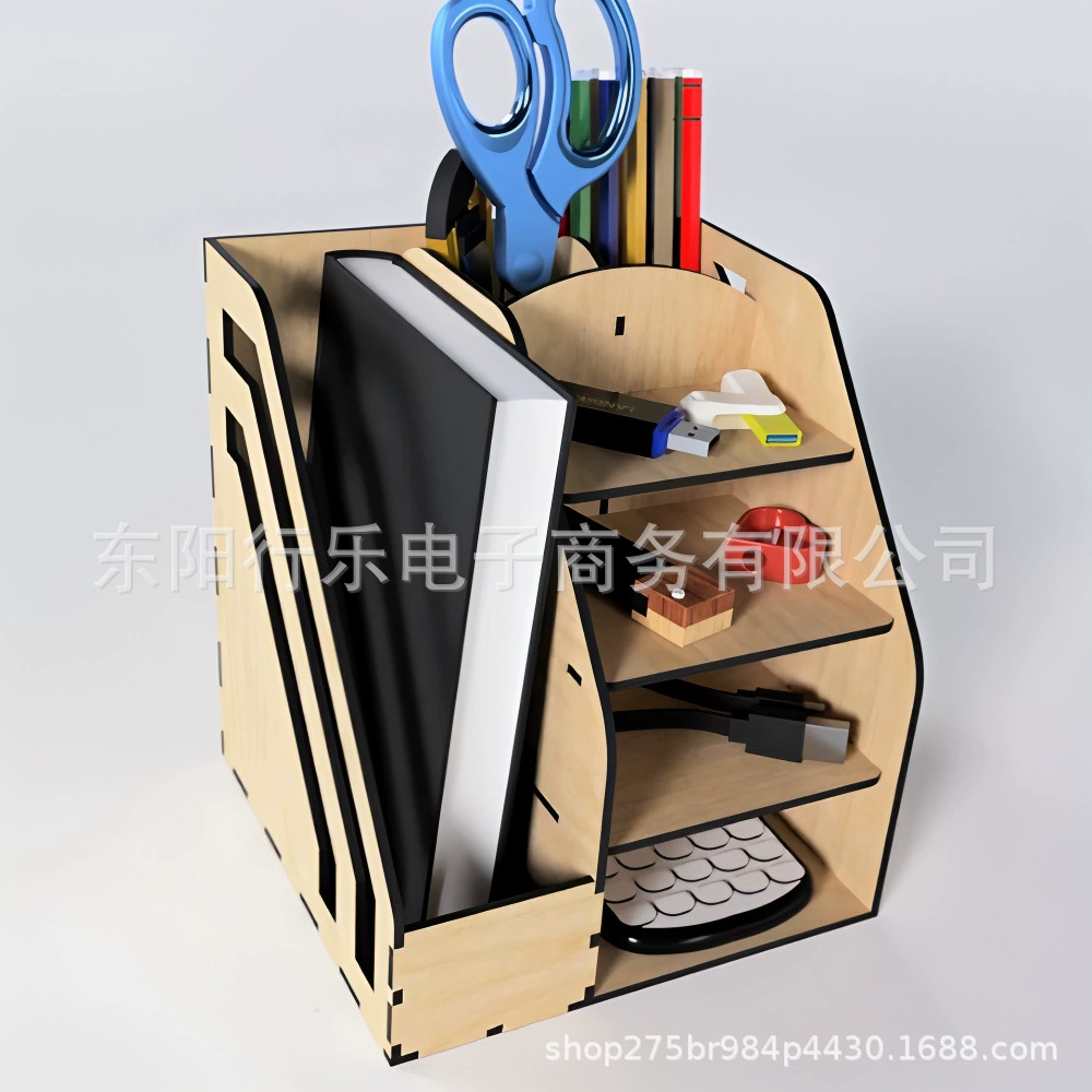 Настольная подставка для хранения новых товаров, органайзер для стола, деревянный органайзер для офисных принадлежностей, многофункциональная подставка для хранения