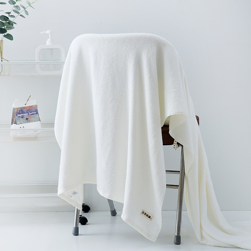 Badetuch, super saugfähig, antibakteriell, 180 x 90 cm, aus Beifuß-Bambusfasern, groß, für Schönheitssalons, Moxibustionsmassage, spezielles Bettbadetuch, 700 g_voghion.com