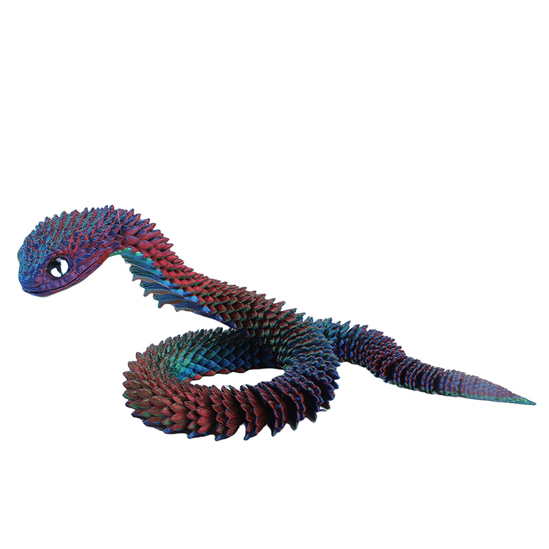 바이퍼 [파란색, 녹색, 보라색] 관절이 움직일 수 있음