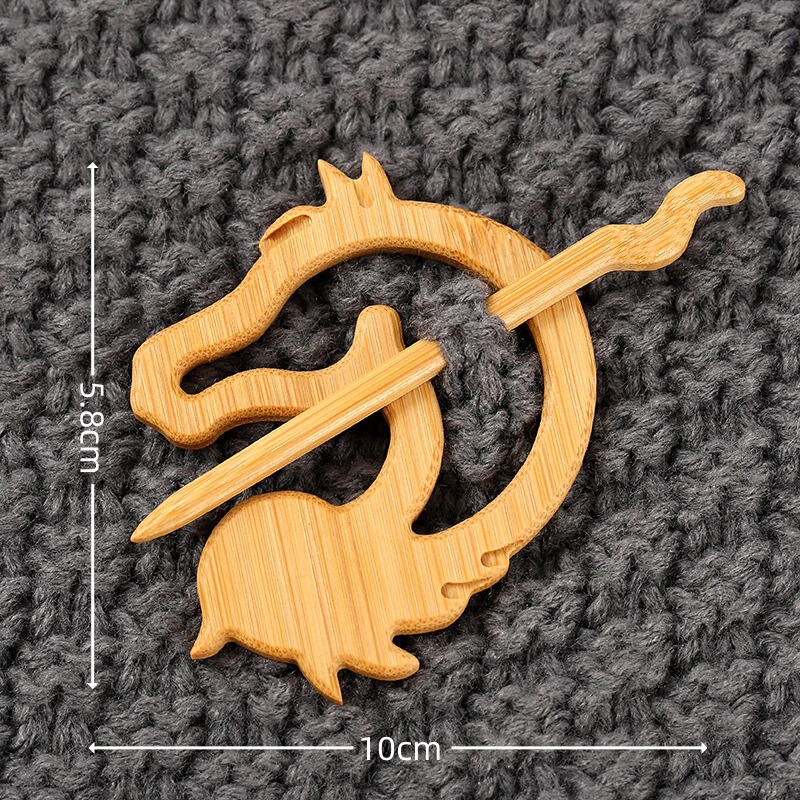 外贸热销Wooden Flower Daisy Pattern Brooch木制胸针送女孩礼物|undefined