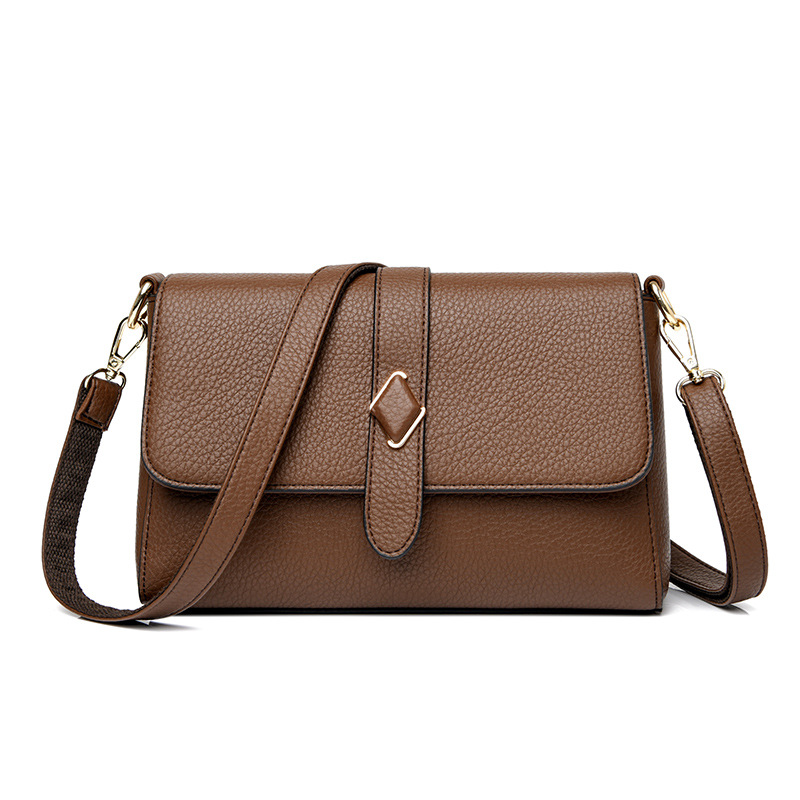 Design di nicchia 2024 nuova tendenza borsa a tracolla piccola quadrata da donna con tracolla singola minimalista urbana da donna_voghion.com