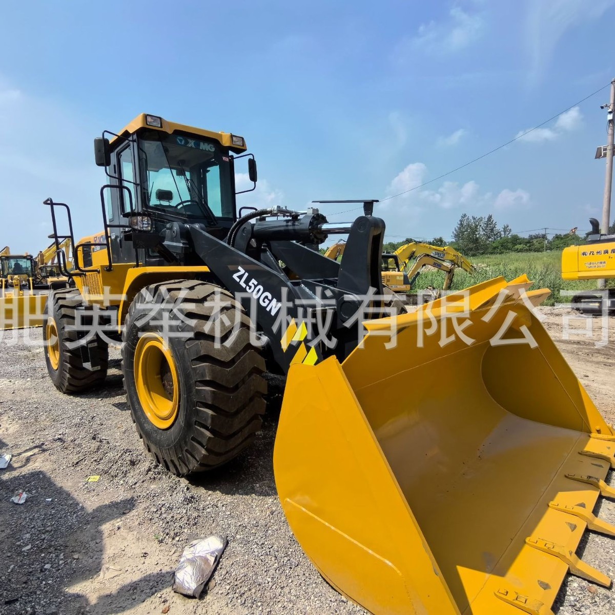 XCMG 50GN XCMG LW500KV Loader 5 toneladas de cuatro tracciones piloto manejo de pala