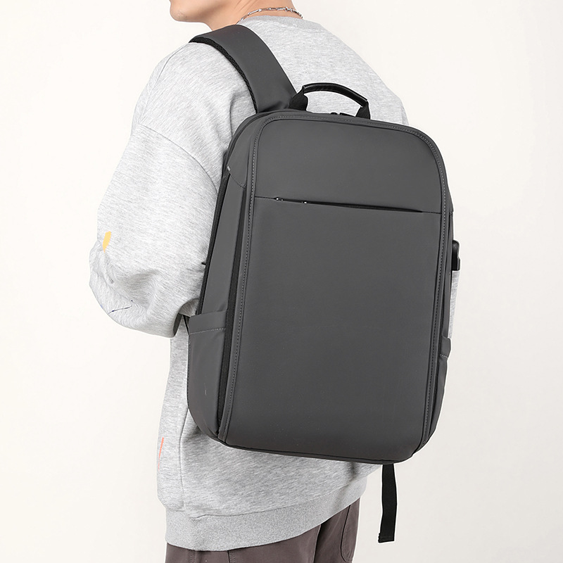 Nuevas mochilas de negocios transfronterizas para hombres, mochilas de computadora recargables USB, mochilas de gran capacidad, estudiantes de secundaria, estudiantes universitarios
