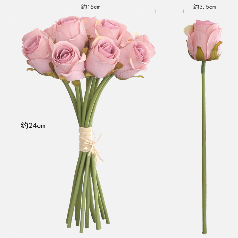 Florero de Vidrio Decorativo Elegante para Sala de Estar